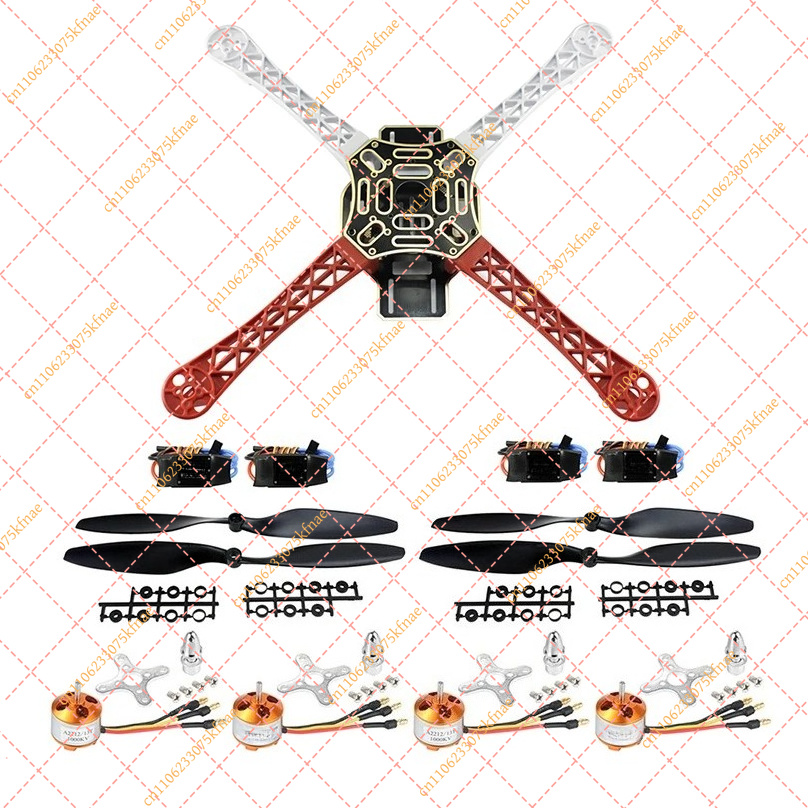 Drone Kit Build Yourself - 450mm F450 4-Achsen-Drohnenrahmen-Kit mit A2212 1000KV